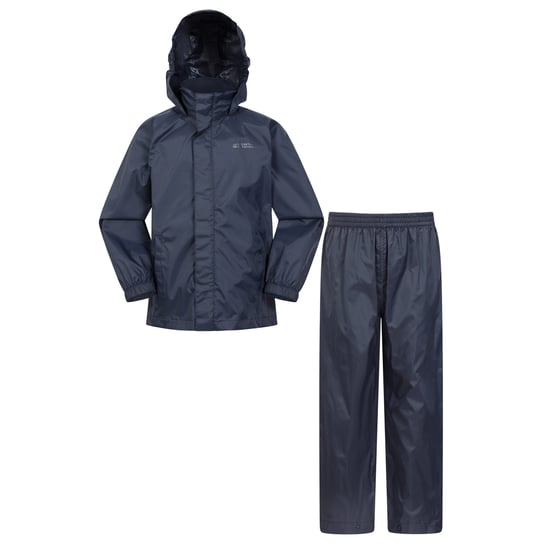 Mountain Warehouse Set kinder/kinder Pakka Waterdichte Jas en Broek (Marine) - Image 3