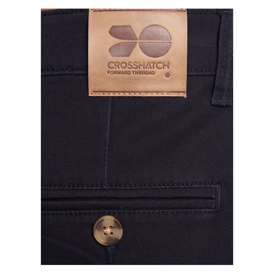 Crosshatch Mens Roysden Chinos (Navy) - Image 4