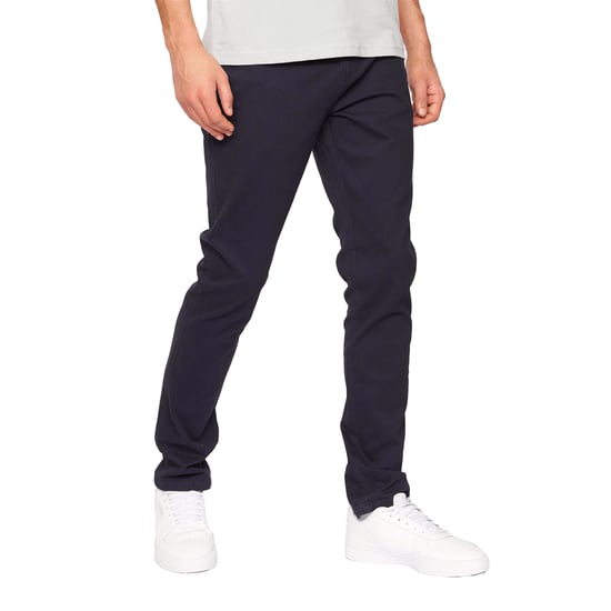 Crosshatch Mens Roysden Chinos (Navy) - Image 5