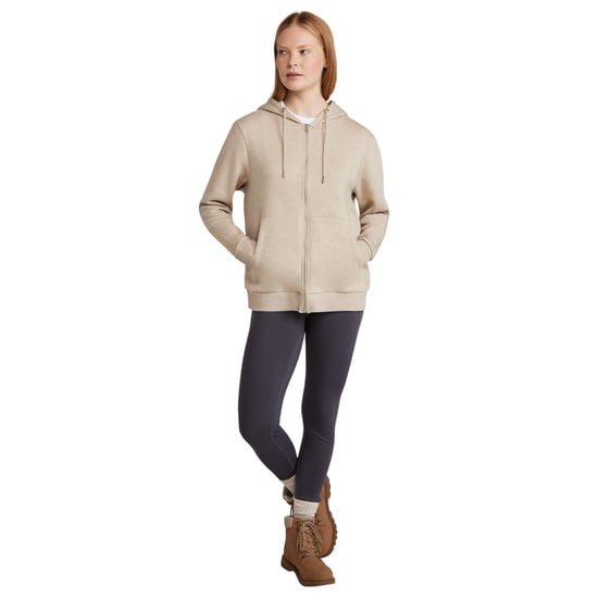 Mountain Warehouse Womens/Ladies Penzance Full Zip Hoodie (Beige) - Image 3