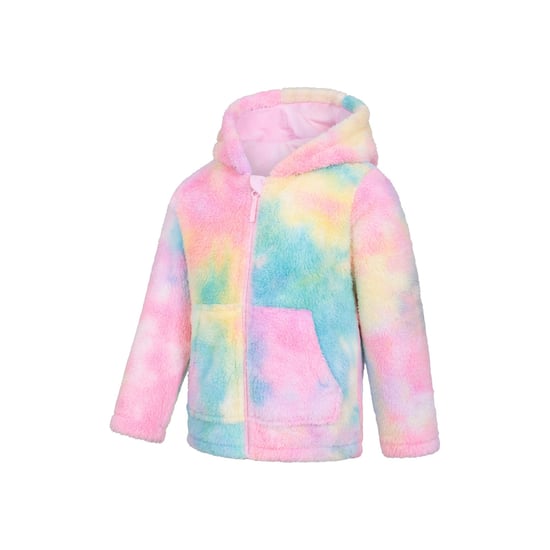 Mountain Warehouse Kinder/Kids Knusse Regenboog Hoodie met Volledige Ritssluiting (Helder Roze) - Image 3