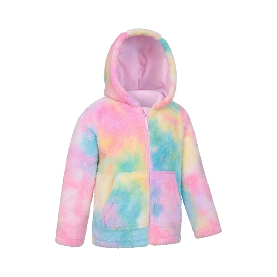Mountain Warehouse Kinder/Kids Knusse Regenboog Hoodie met Volledige Ritssluiting (Helder Roze) - Image 4