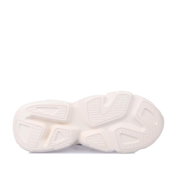 Women's Steve Madden Spectator Trainers in Off White - Image 4