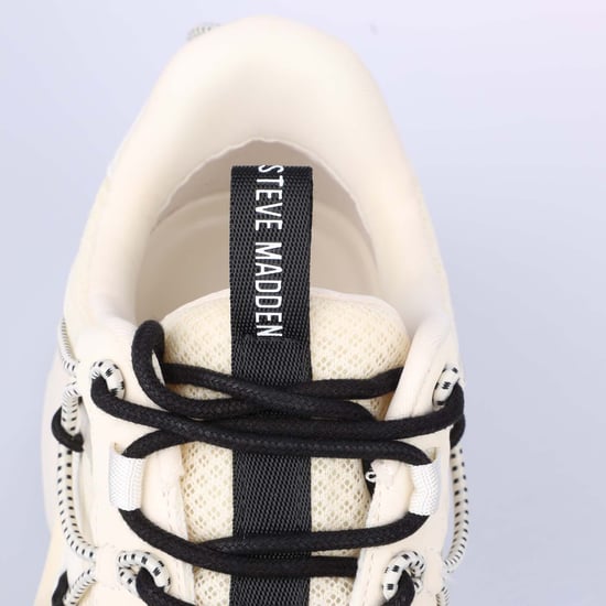 Women's Steve Madden Spectator Trainers in Off White - Image 5