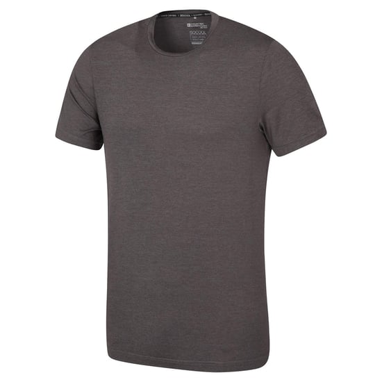 Mountain Warehouse Agra melange t-shirt för herrar (Svart) - Image 2