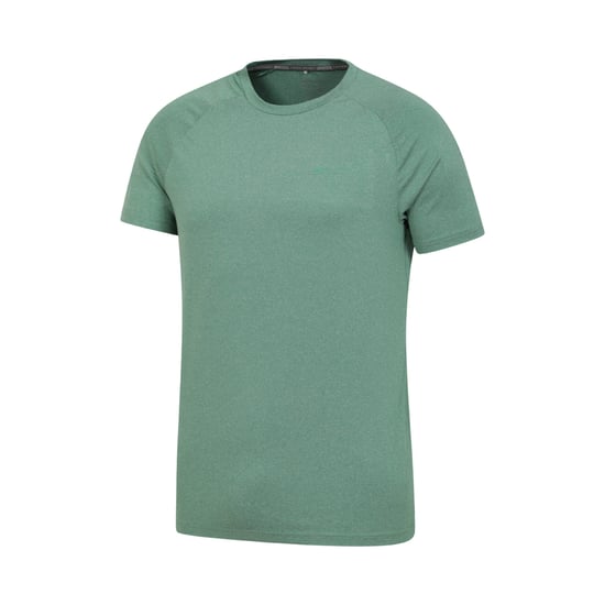 Mountain Warehouse Agra melange t-shirt för herrar (Khaki grönt) - Image 3