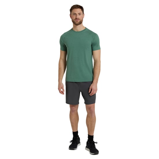 Mountain Warehouse Agra melange t-shirt för herrar (Khaki grönt) - Image 4