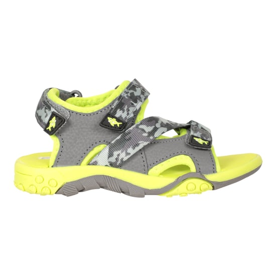 Mountain Warehouse Childrens/Kids Seaside Camo Sandals (Grey) - Image 1