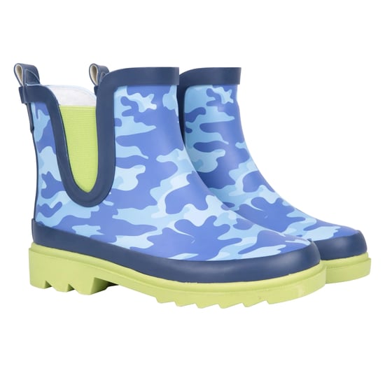 Mountain Warehouse Kinder/Kinder Lolly Camouflage Rubber Wellington Laarzen (Blauw) - Image 4