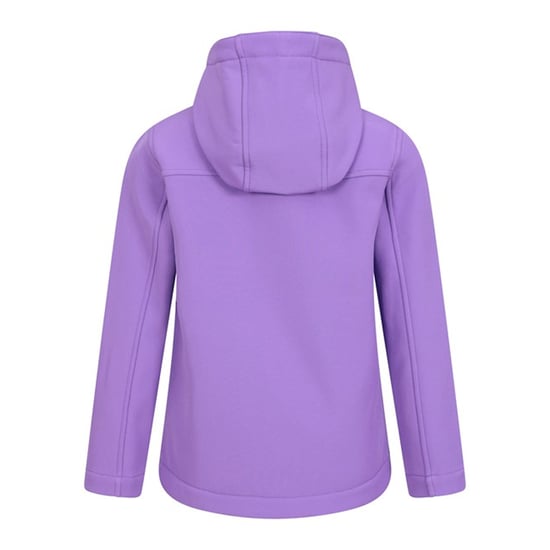 Mountain Warehouse Childrens/Kids Exodus Water Resistant Soft Shell Jacket (Light Purple) - Image 2