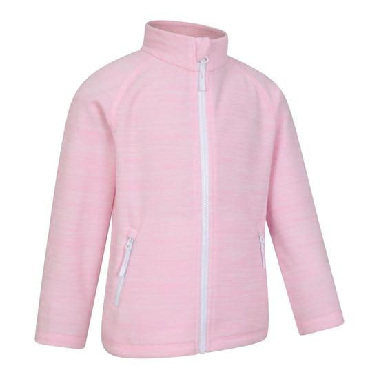 Mountain Warehouse Kinder/Kids Snowdonia Fleece Jas (Lichtroze) - Image 3