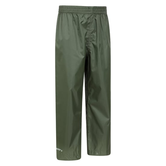 Mountain Warehouse Vattentäta överdragsbyxor för barn/Kids Pakka II (Khaki) - Image 4