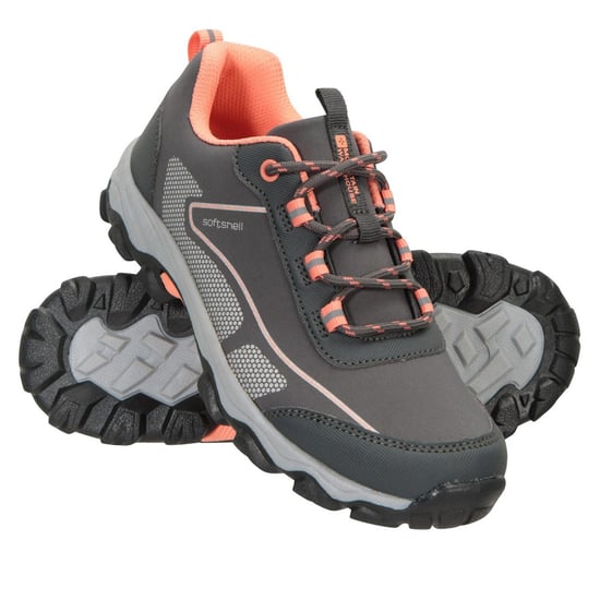 Mountain Warehouse Softshell wandelschoenen voor kinderen (Lichtgrijs) - Image 5