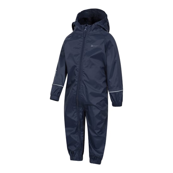 Mountain Warehouse Childrens/Kids Puddle Waterproof Rain Suit (Blue) - Image 3