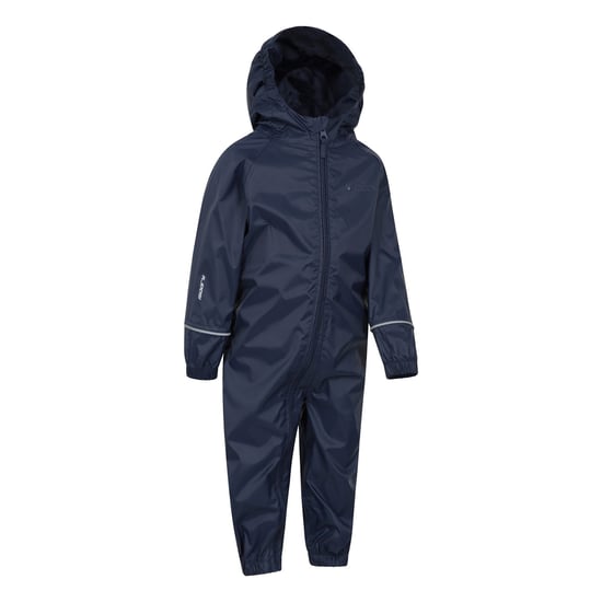 Mountain Warehouse Childrens/Kids Puddle Waterproof Rain Suit (Blue) - Image 4
