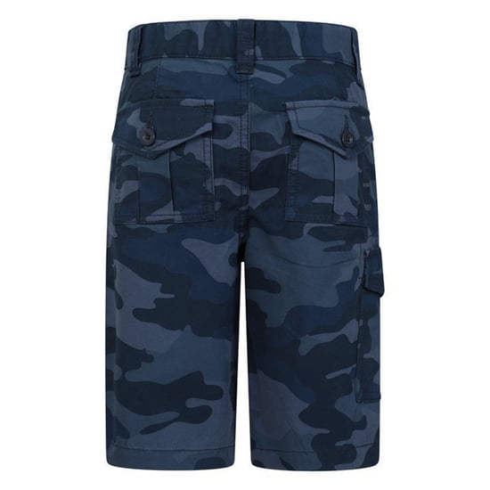 Mountain Warehouse Childrens/Kids Camo Cargo Shorts (Marine) - Image 2