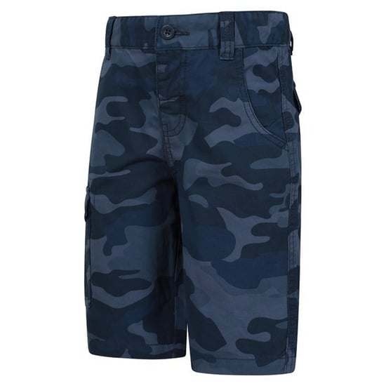 Mountain Warehouse Childrens/Kids Camo Cargo Shorts (Marine) - Image 3