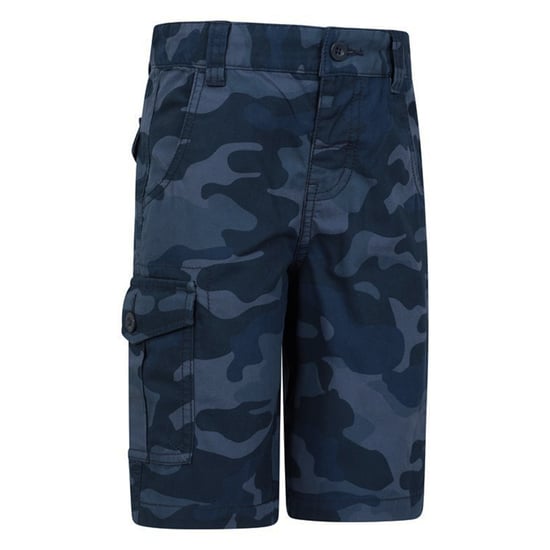 Mountain Warehouse Childrens/Kids Camo Cargo Shorts (Marine) - Image 4