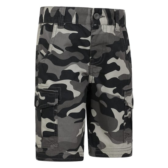 Mountain Warehouse Childrens/Kids Camo Cargo Shorts (Zwart) - Image 4