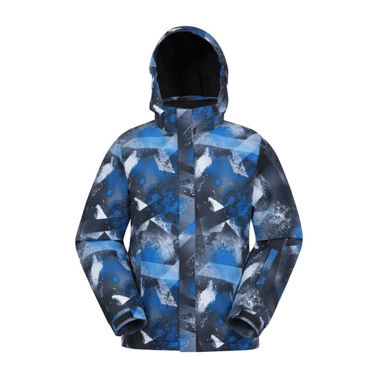 Mountain Warehouse Kinder/Kinder Mogal Geometrisch Ski-jack (Blauw) - Image 1