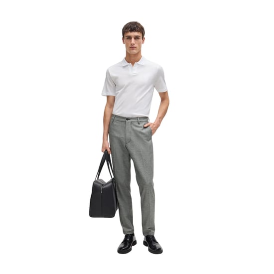 Boss Mens Regular Trousers (Black) - Image 4