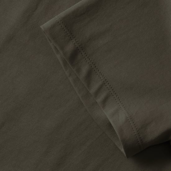 Russell Mens Organic Short-Sleeved T-Shirt (Dark Olive) - Image 5