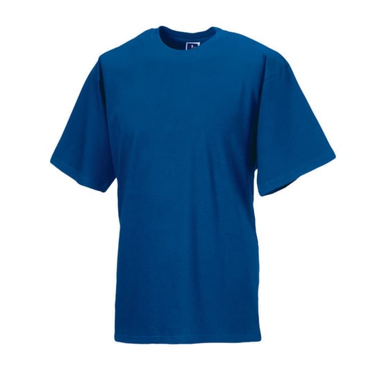 Russell Mens Organic Short-Sleeved T-Shirt (Bright Royal Blue) - Image 1