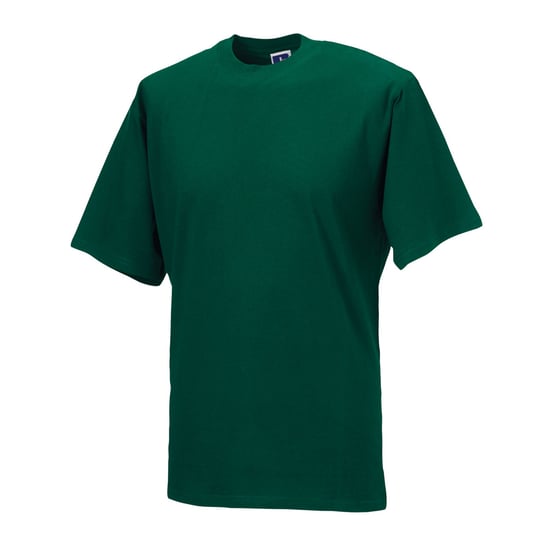 Russell Mens Organic Short-Sleeved T-Shirt (Bottle Green) - Image 1