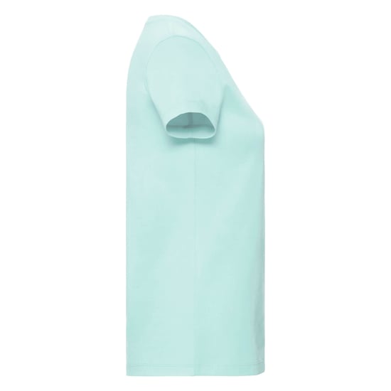 Russell Womens/Ladies Organic Short-Sleeved T-Shirt (Aqua Blue) - Image 3