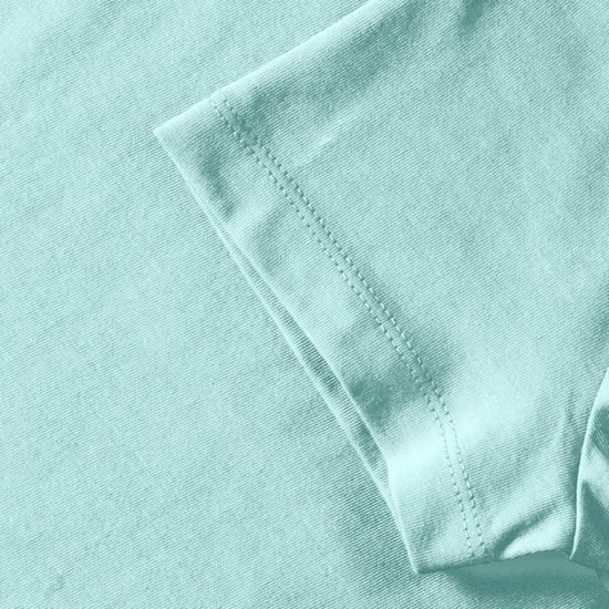 Russell Womens/Ladies Organic Short-Sleeved T-Shirt (Aqua Blue) - Image 5