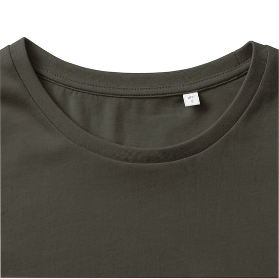 Russell Womens/Ladies Organic Short-Sleeved T-Shirt (Dark Olive) - Image 4