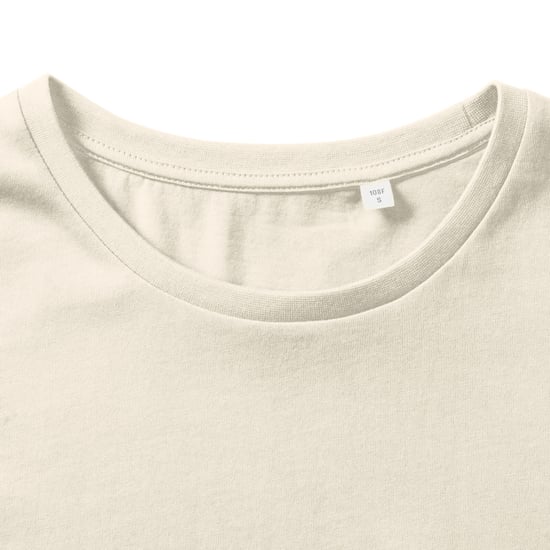 Russell Womens/Ladies Organic Short-Sleeved T-Shirt (Natural) - Image 4