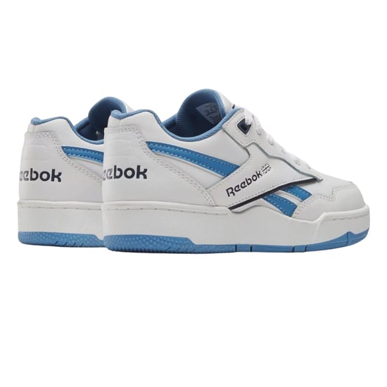 Reebok Kinderen/Kinderen BB 4000 II Leren Trainers (Wit/blauw) - Image 2