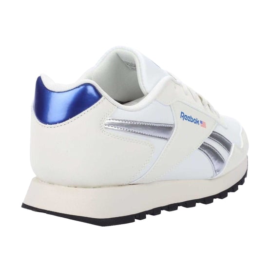 Reebok Unisex Vuxna Glide Suede Träningsskor (Vit/silver) - Image 2
