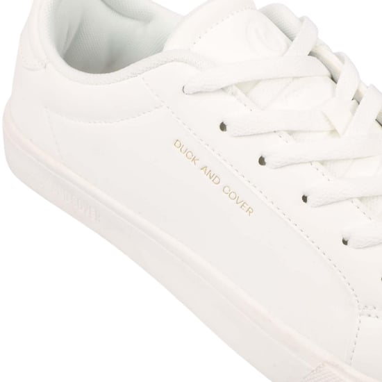 Duck and Cover Heren Clasper Trainers (Wit) - Image 5