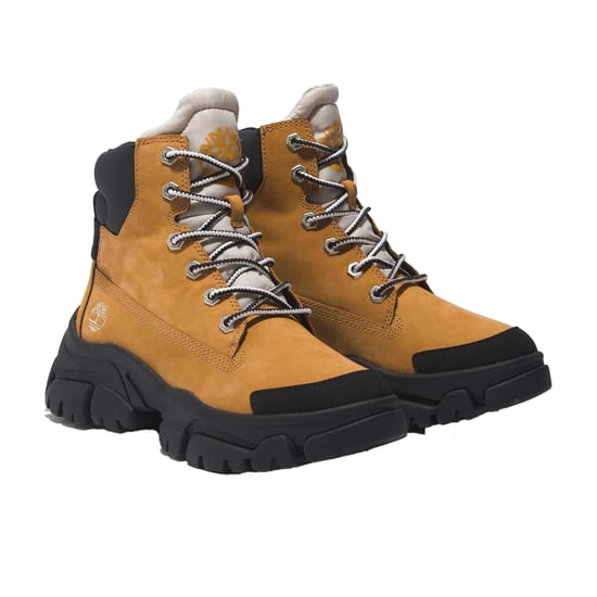 Timberland Adley Way Nubuck Lace Up vandringskängor för dam och dam (Vete) - Image 4