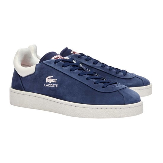 Lacoste Heren Lineshot Logo Leren Trainers (Blauw) - Image 3