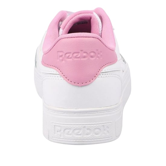 Reebok Unisex Vuxna Court Advance Bold läderskor (Vit/rosa) - Image 2
