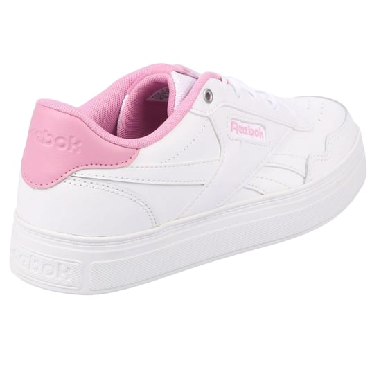 Reebok Unisex Vuxna Court Advance Bold läderskor (Vit/rosa) - Image 5