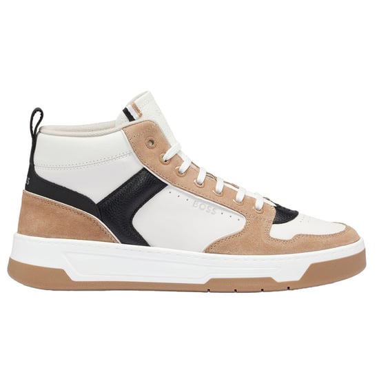 Boss Leren heren Baltimore Trainers (Bruin/zwart/wit) - Image 1