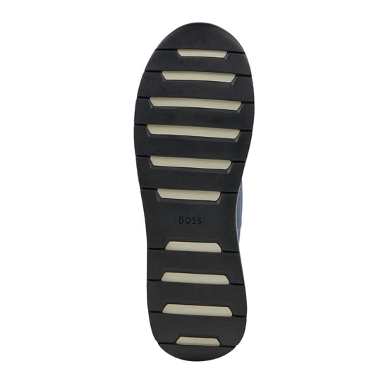 Boss Mens Titanium Suede Panel Löpning Träningsskor (Blå) - Image 4