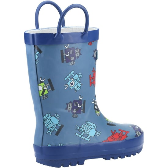Cotswold Kinder/Kinder Puddle Robot Wellington Laarzen (Blauw) - Image 2