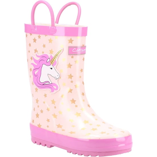 Cotswold Kinder/Kinder Puddle Eenhoorn Wellington Laarzen (Roze) - Image 3