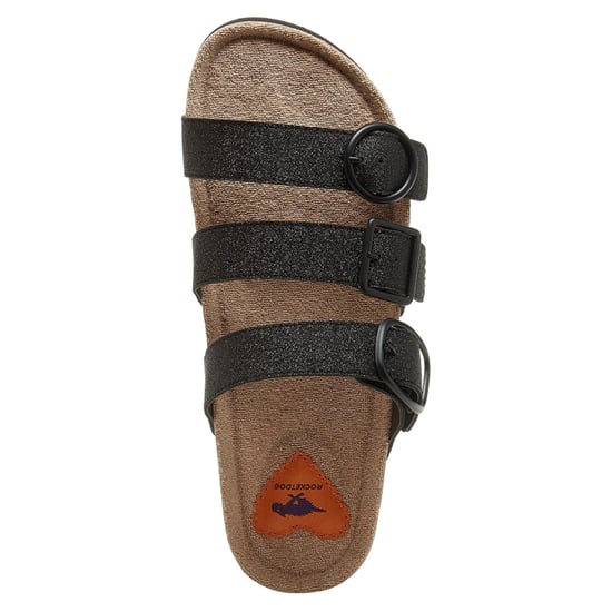 Rocket Dog Dames/Dames Astor Glenn Glitter Sandalen (Zwart) - Image 2