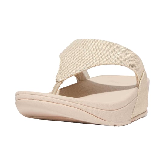Fit Flop Dames/Dames Lulu Canvas teensandalen (Beige) - Image 4