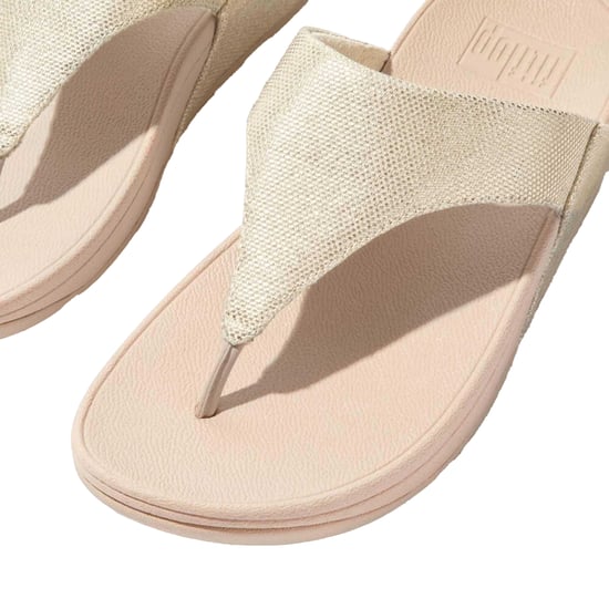 Fit Flop Dames/Dames Lulu Canvas teensandalen (Beige) - Image 5