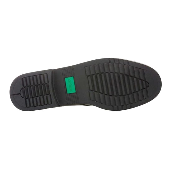 Kickers Dames/Dames Lach Leren Loafers (Zwart) - Image 5