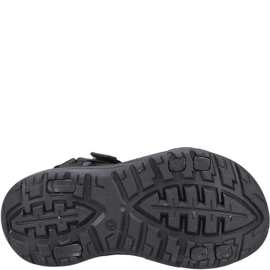 Cotswold Kinderen/Kinderen Bodiam Gerecycleerde Sandalen (Zwart/Navy) - Image 3