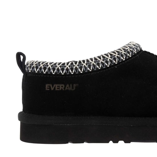 EverAu Dames/Dames Wigeon Koe Suede Slippers (Zwart) - Image 3