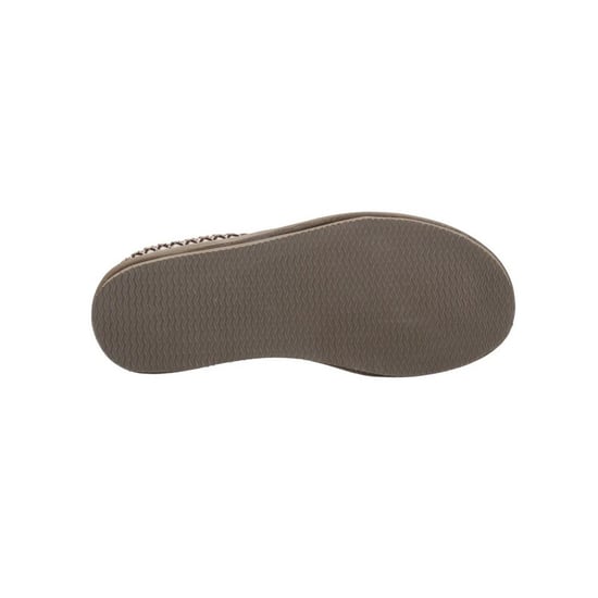 Cotswold Dames/Dames Foxmoor Suède Pantoffels (Taupe) - Image 4